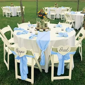 12 шт. атласный чехол для стула с декоративным бантом для вечеринки, украшение для дома, кухни, пояса для стульев, банкетный, однотонный, рождественский, несколько цветов 12pcs розовый