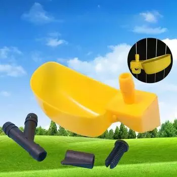 12 шт. Автоматическая поилка для птиц, кормушка, подвесная поилка, миска для перепелов, голубей 12Pcs Left