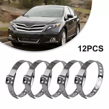 12 шт. автомобильный зажим для пыльника ШРУСа, регулируемый зажим для соединения оси приводного вала из нержавеющей стали S