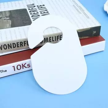 12 шт. белые пластиковые разделители размеров одежды кольца для маркировки одежды размерные бирки стойка