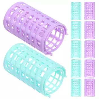 12 шт. бигуди для волос, роликовые локоны, укладка, завивка, инструменты, большие, портативные, самоклеящиеся, физические, вьющиеся волосы для салона, парикмахерский инструмент