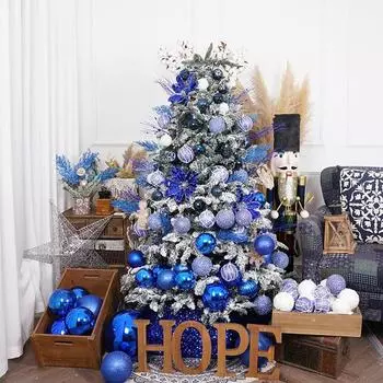 12 шт. блестящие шарики из пенопласта с пайетками, набор елочных украшений, праздничные подвесные украшения