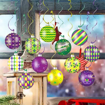 12 шт. бумажные шары для украшения маскарадной вечеринки, подвесные украшения для стен, окон, потолка, домашнего офиса