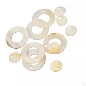 12 шт. бусины-ракушки, свободные бусины диаметром 10 мм, круглые 20 мм, аксессуары для ювелирных изделий