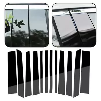 12 шт. Черные накладки на стойки дверей для RANGE ROVER HSE 2002-2012