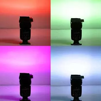 12 шт. цветная вспышка Speedlite для цифровой зеркальной камеры Canon Nikon Sony Yongnuo разноцветный