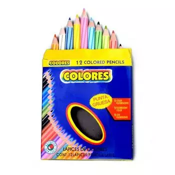 12 шт. цветные мини-детские карандаши для рисования с высокой концентрацией наполнения