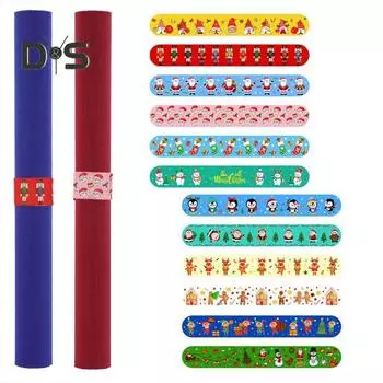 12 шт. держателей для рулонов рождественской упаковочной бумаги, многоразовые зажимы для упаковки рождественских плакатов, зажимы для хранения, декор для вечеринок A