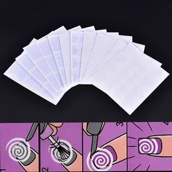 12 шт. DIY Art Tips French Style Beauty Hollow Smile Stencil Wave Line Decals Manicure Tools