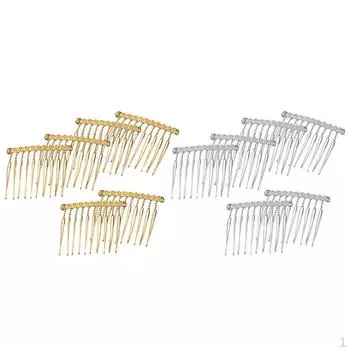 12 шт. DIY пустая расческа для волос, аксессуары, зажим, вставка, расчески, заколка для женщин