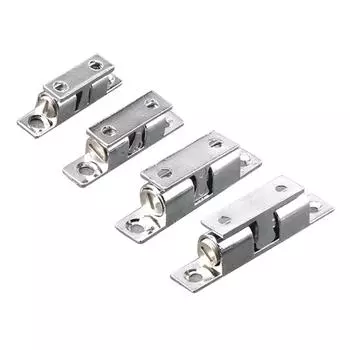 12 шт. Двойные шариковые защелки для дверных защелок из цинкового сплава, шарики для шкафов, натяжные защелки X3UC