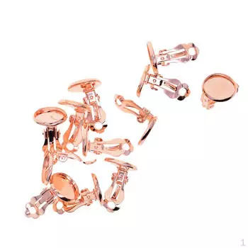 12 шт. фурнитура для сережек своими руками петля застежка 12 мм кабошон оправа