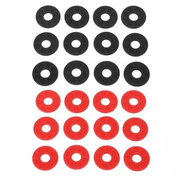 12 шт., гитарный ремень, нескользящие замки, защитные блоки из полиэтиленового материала для акустической гитары, гавайской гитары, баса Black