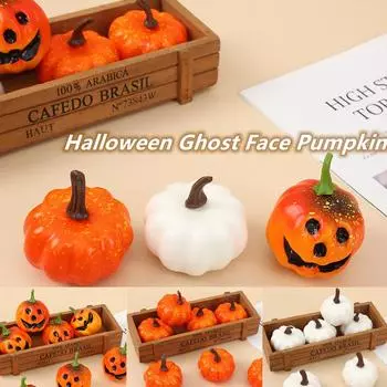 12 шт. Хэллоуин забавный кулон тыква призрак улыбающееся лицо домашнее подвесное украшение Хэллоуин вечеринка сцена украшение