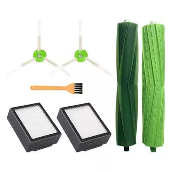 12 шт., Hepa-фильтры с боковой щеткой для iRobot I7 I7 +/i7 Plus, очистительные фильтры для iRobot Roomba E5 E6 E7, аксессуары для пылесоса