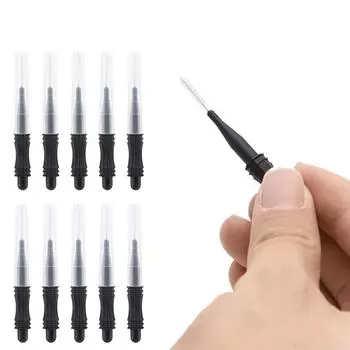 12 шт., инструмент для макияжа, практичные микрокисти для ресниц, бровей, домашняя портативная палочка для туши, многоразовое удлинитель, простота в использовании, прочный