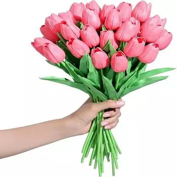 12 шт. искусственные тюльпаны цветы настоящие тюльпаны для украшения искусственные тюльпаны цветочные композиции искусственные искусственные тюльпаны декор для стола домашний декор