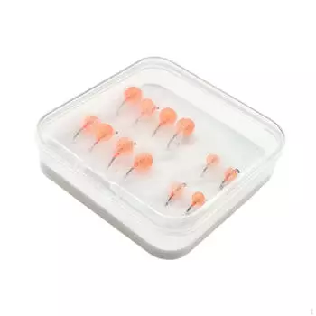 12 шт. искусственных приманок для ловли рыбы нахлыстом для пресноводной и соленой воды, портативные приманки с острыми краями