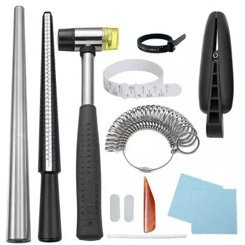 12 шт., измеритель размера кольца, инструмент для измерения размера кольца, инструмент для измерения размера кольца, инструменты для измерения размера кольца, инструменты для изготовления ювелирных изделий, принадлежности для изготовления ювелирных издели