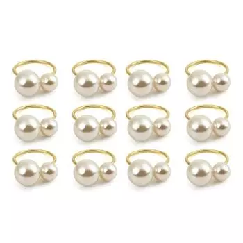 12 шт. Кольца для салфеток моющиеся декоративные изысканные металлические пряжки для салфеток для свадебной вечеринки банкета