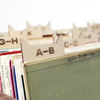 12 шт./компл., деревянный разделитель виниловых пластинок от А до Я, алфавитное руководство для записи DVD, инструмент-разделитель