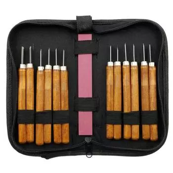 12 шт./компл. имитация красного дерева, резина, резьба по дереву, ручной резак, скульптура, инструмент B