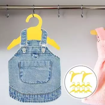 12 шт./компл. Красочные вешалки для одежды для домашних животных, противоскользящие вешалки для одежды для кошек, маленькие вешалки для одежды B