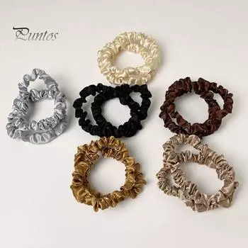 12 шт./компл. круг для волос с пятнами, стильный эластичный модный креативный гладкий нежный головной убор, аксессуары для волос Sets