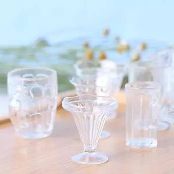 12 шт./компл. мини-контейнер для мороженого с фруктами, сделай сам, глина, моделирование, пластиковые чашки, игрушки