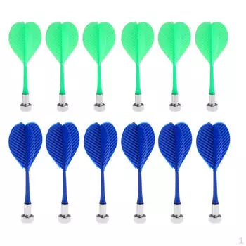 12 шт./компл. пластиковые магнитные дартс, запасные аксессуары для безопасности