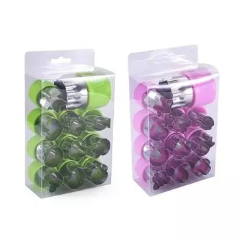 12 шт./компл., резак для овощей и фруктов, нержавеющая сталь, цветы, мультяшная форма, форма для резки торта, печенья, кухонный инструмент для резки печенья зелёный