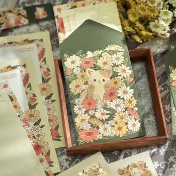 12 шт./компл., романтические конверты, записываемые буквы, бумажные герметичные наклейки, обложка для поздравительных открыток для свадебной вечеринки, школьные канцелярские принадлежности