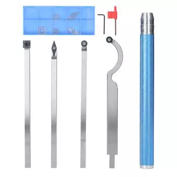 12 шт./компл. токарный станок высокой твердости набор токарных инструментов набор держателей расточной оправки для обработки стали разноцветный