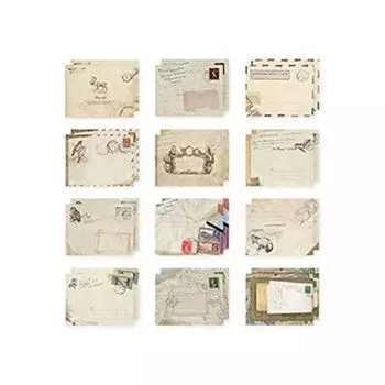 12 шт./компл. винтажный мини-конверт авиапочты в европейском стиле для вечерние поздравительных открыток
