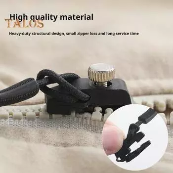 12 шт. комплект для ремонта молнии, универсальная замена бегунка молнии, мгновенная фиксация молнии, скользящие зубцы, головка винта для одежды, сумок, курток set