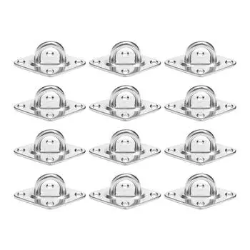 12 шт./комплект пластина для крепления крючка из нержавеющей стали - прочная и безопасная подкладка для аксессуаров для дома и офиса с красивой поверхностью