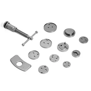 12 шт./комплект универсальный автомобильный дисковый тормозной суппорт поршневой компрессор набор инструментов для большинства автомобилей гаражные ремонтные инструменты красный