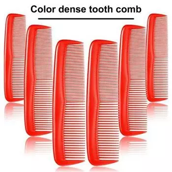 12 шт., красочная расческа для волос, толстые тонкие пластиковые зубцы, массажная расческа для кожи головы, мини-портативная расческа для выпрямления волос, распутывающая щетка для укладки, парикмахерские инструменты