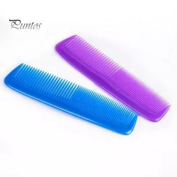 12 шт., красочная расческа для волос, толстые тонкие пластиковые зубцы, массажная расческа для кожи головы, мини-портативная расческа для выпрямления волос, распутывающая щетка для укладки, женская парикмахерская синий