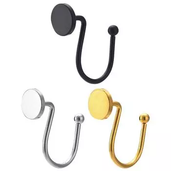 12 шт. крючков для душевой занавески, нержавеющие кольца для душевой занавески, металлические декоративные вешалки для душевой занавески чёрный