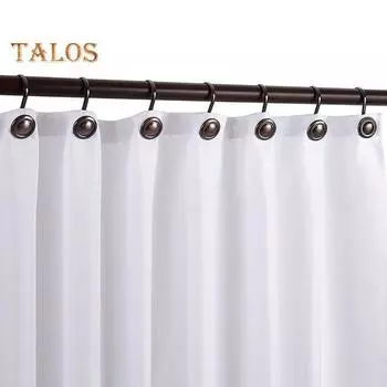 12 шт. крючков для душевой занавески, устойчивые к коррозии, простая установка, декоративные металлические крючки для душевой занавески красный/бронзовый