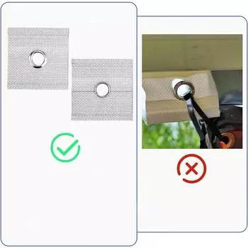 12 шт. крючков для тента, люверсы для труб, крючки для трубных направляющих 5-8 мм, простая установка, крючки для тента для автофургона, солнцезащитный козырек