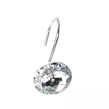 12 шт. Крючок для штор на окно, кольцо для ванной комнаты, крючки для экрана на окно синий