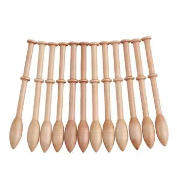 12 шт кружевные бобины деревянные антикварные старинные французские ремесленные инструменты для ткачества из дерева