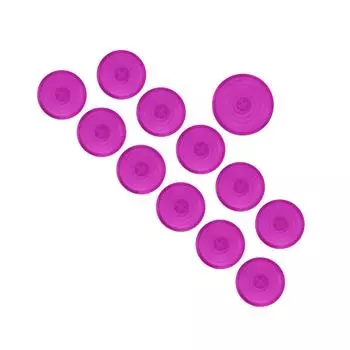 12 шт. Крышка для аркадной кнопки 20,2 мм 25,3 мм Крышка для механической кнопки для Kailh для Cherry для Akko фиолетовый