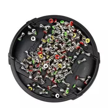 12 шт., латунные глаза для гантелей, сумасшедший Чарли, завязывающие свинцовые глаза из материала S