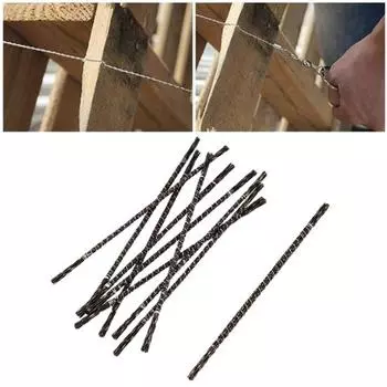 12 шт. лобзики со спиральными зубьями, острые портативные износостойкие прочные лезвия для лобзика 6