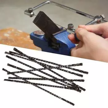 12 шт. лобзики со спиральными зубьями, острые портативные износостойкие прочные полотна для лобзика, деревообработка 6