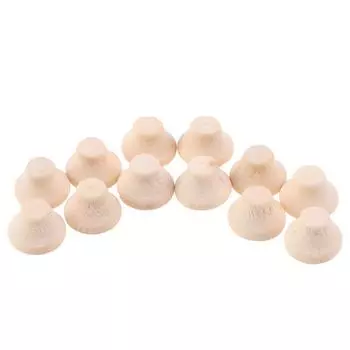 12 шт./лот 1:12 миниатюрных деревянных ножек дивана для кукольного домика Модель мебели Аксессуары One Size