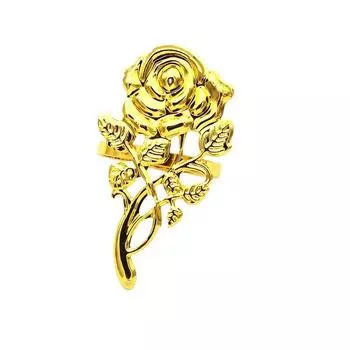 12 шт./лот, кольцо для салфеток в виде розы ко Дню святого Валентина, кольцо для салфеток из сплава, свадебная посуда для отеля, пуговица для салфеток, украшение для рабочего стола золотой